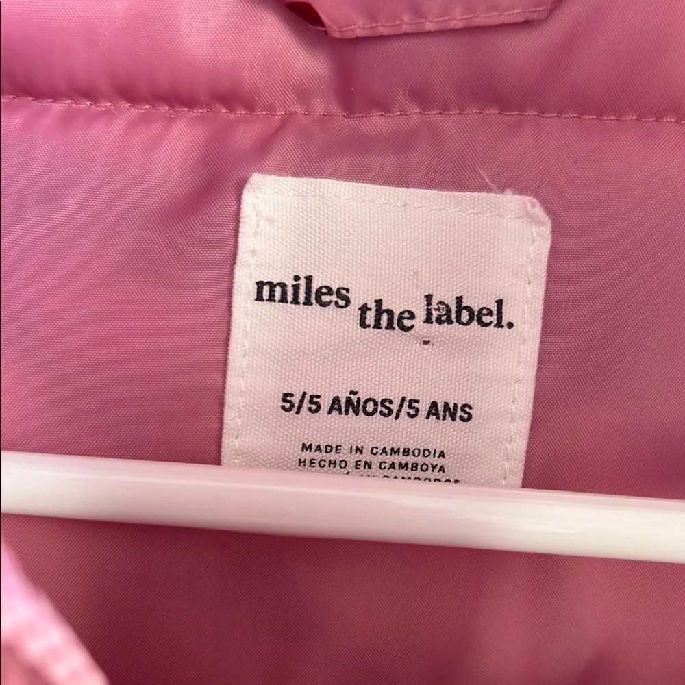 Pink Kids Puffer Jacket